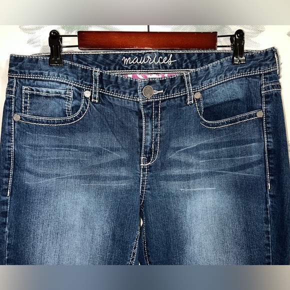 Maurices EUC Denim Bootleg Jeans Size 11/12L - Picture 10 of 13